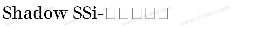 Shadow SSi字体转换